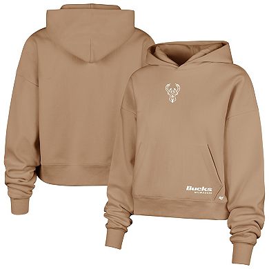 Women's '47 Tan Milwaukee Bucks Sue Foundation Hoodie Sweatshirt
