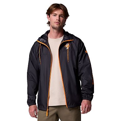 Men's Columbia Black Tennessee Volunteers Flash Challenger II Windbreaker