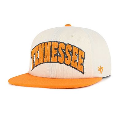 Unisex '47 Natural Tennessee Volunteers Crossover Off Hand Captain Adjustable Hat