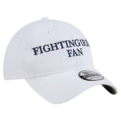 Men's New Era White Notre Dame Fighting Irish Fan 9TWENTY Adjustable Hat