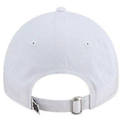 Men's New Era White Notre Dame Fighting Irish Fan 9TWENTY Adjustable Hat