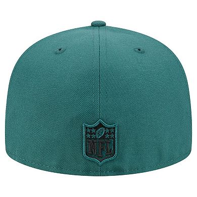 Men's New Era Midnight Green Philadelphia Eagles Tri-Hit 59FIFTY Fitted Hat