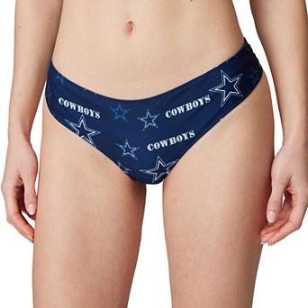Women's Concepts Sport Navy Dallas Cowboys Mosaic All Over Print Thong