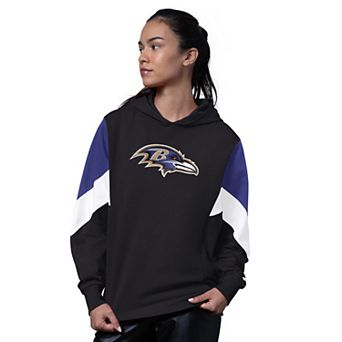 Women's Starter Black Baltimore Ravens Scrimmage Hoodie