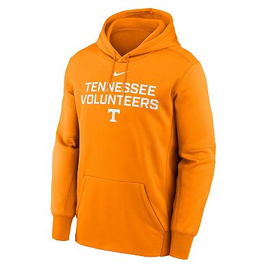 Men's Nike Tennessee Orange Tennessee Volunteers Team Stacked Performance Pullover Hoodie