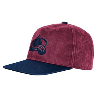 Youth Outerstuff Burgundy/Navy Colorado Avalanche True Retro Deadstock Adjustable Hat