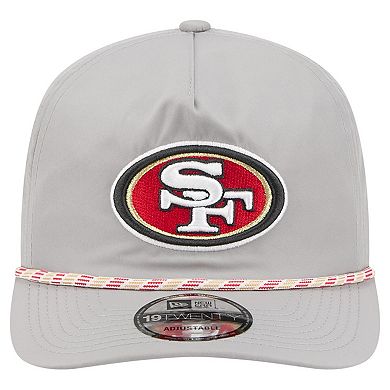 Men's New Era Gray San Francisco 49ers Rope 19TWENTY Hat