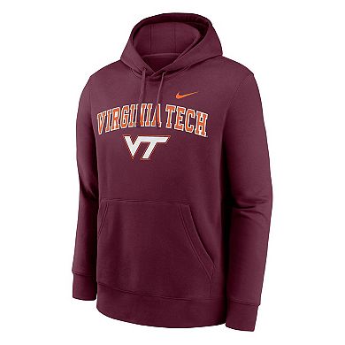 Men's Nike Maroon Virginia Tech Hokies Club Pullover Hoodie