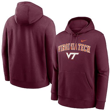 Men's Nike Maroon Virginia Tech Hokies Club Pullover Hoodie
