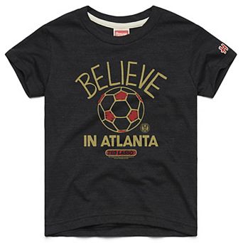 Youth Homage Charcoal Atlanta United FC MLS x Ted Lasso Believe Graphic Tri-Blend T-Shirt