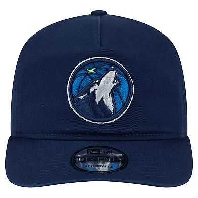 Men's New Era Navy Minnesota Timberwolves Cotton 19TWENTY Adjustable Hat