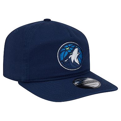 Men's New Era Navy Minnesota Timberwolves Cotton 19TWENTY Adjustable Hat