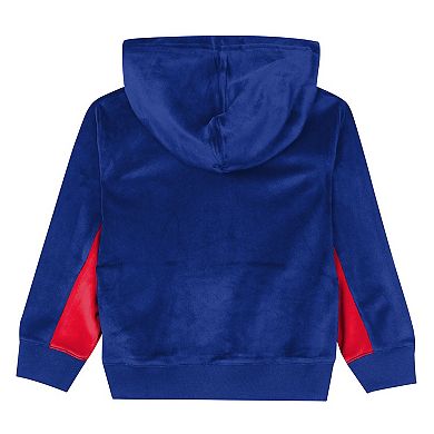Preschool Outerstuff Royal Philadelphia 76ers Velour Hoodie