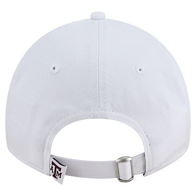 Men's New Era White Texas A&M Aggies Fan 9TWENTY Adjustable Hat