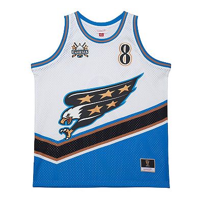 Unisex Mitchell & Ness Alexander Ovechkin White Washington Capitals Maxxed Out Fashion Basketball Jersey