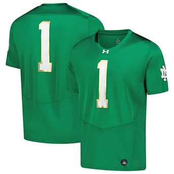 Men's Under Armour Green Notre Dame Fighting Irish Replica Football Jersey