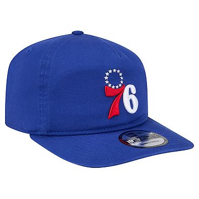 Men's New Era Royal Philadelphia 76ers Cotton 19TWENTY Adjustable Hat