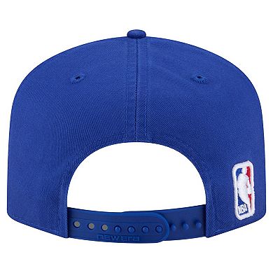 Men's New Era Royal Philadelphia 76ers Cotton 19TWENTY Adjustable Hat