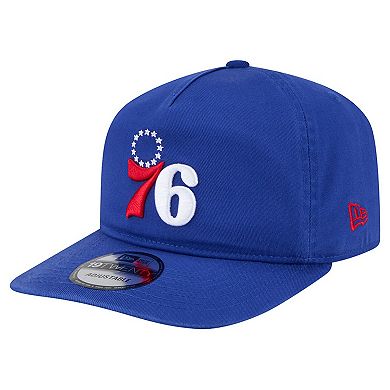 Men's New Era Royal Philadelphia 76ers Cotton 19TWENTY Adjustable Hat