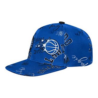 Youth Outerstuff Blue Orlando Magic Street Hooper Allover Print Snapback Hat
