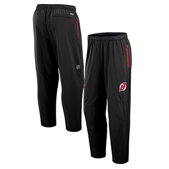 Men's Fanatics Black New Jersey Devils Authentic Pro Rink Coaches Pants