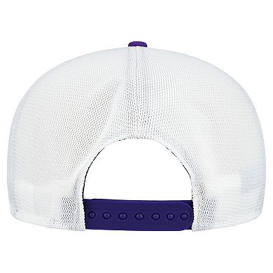 Men's New Era Purple/White Minnesota Vikings Patch 19TWENTY Adjustable Hat