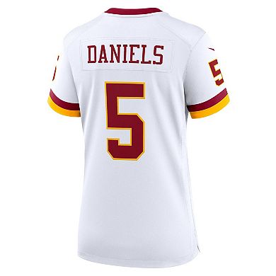 Women's Nike Jayden Daniels White Washington Commanders Game Super Bowl Era Jersey