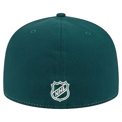 Men's New Era White/Green Minnesota Wild Repeat Two-Tone 59FIFTY Fitted Hat