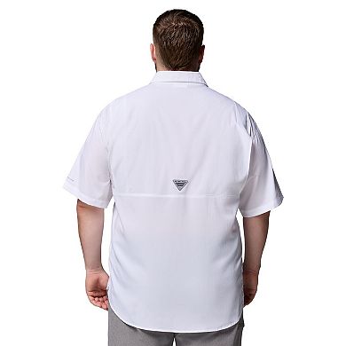 Men's Columbia White Florida Gators Big & Tall Tamiami Omni-Shade Button-Down Shirt