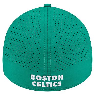 Men's New Era Kelly Green Boston Celtics Featherweight Poly Rope Flex 39Thirty Hat
