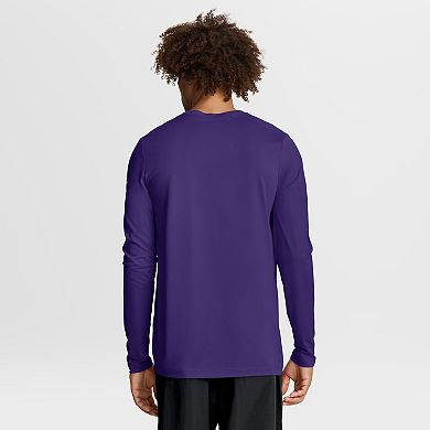 Men's Nike Purple Minnesota Vikings Primetime Legend Icon Performance Long Sleeve T-Shirt