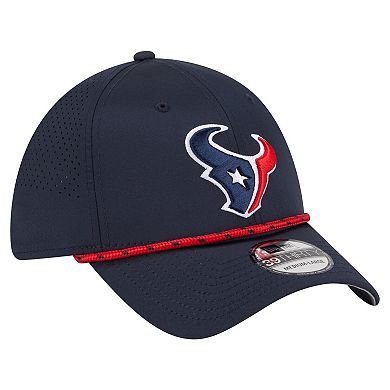 Men's New Era Navy Houston Texans Perforated 39THIRTY Flex Hat