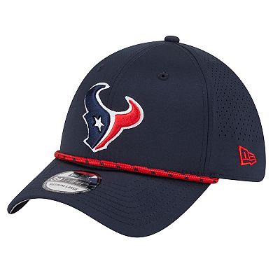 Men's New Era Navy Houston Texans Perforated 39THIRTY Flex Hat