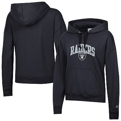 Women's Champion Black Las Vegas Raiders Powerblend Hoodie
