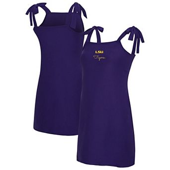 Women's Concepts Sport Purple LSU Tigers Tie-Shoulder Nightdress