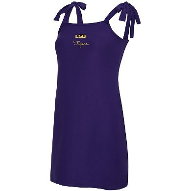 Women's Concepts Sport Purple LSU Tigers Tie-Shoulder Nightdress