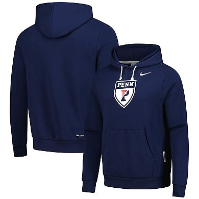 Men's Nike Navy Pennsylvania Quakers 2025 Sideline Standard Issue Dri-FIT Hoodie