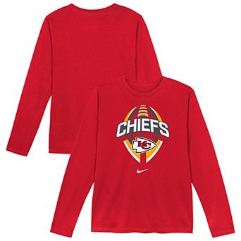 Preschool Nike  Red Kansas City Chiefs Primetime Legend Icon��Long Sleeve Performance T-Shirt
