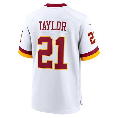 Men's Nike Sean Taylor White Washington Commanders Game Super Bowl Era Jersey