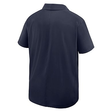 Men's Nike Navy Team USA Woven Polo