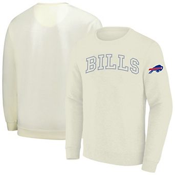 Men's Profile Cream Buffalo Bills Big & Tall Fleece Sweatshirt