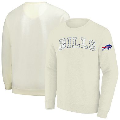 Men's Profile Cream Buffalo Bills Big & Tall Fleece Sweatshirt