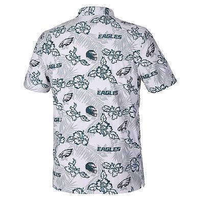 Men's Reyn Spooner White Philadelphia Eagles Pua Performance Game Day Polo