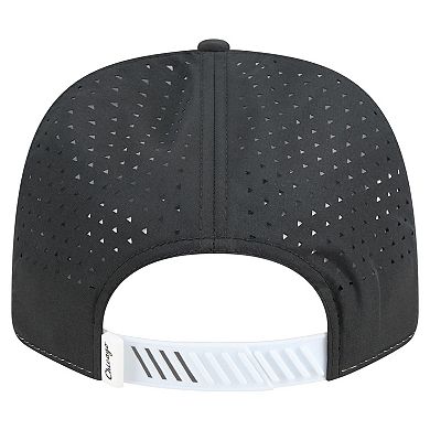 Men's New Era White/Black Chicago White Sox Established Patch 9SEVENTY Adjustable Hat