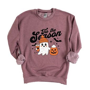 Tis The Season Ghost Retro - Womens Sweatshirt