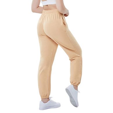 Womens Baggy Sweatpants High Waisted Joggers Pants Lounge Trousers With Pockets Casual Athletic
