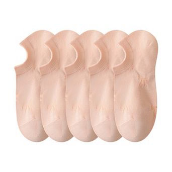 Invisible Women's Summer No-Show Liner Socks 5 pk