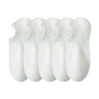Invisible Women's Summer No-Show Liner Socks 5 pk