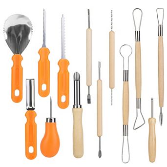 13 pc Halloween Pumpkin Carving Kit Stainless Steel Sculpting Tools