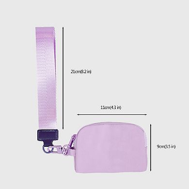 Dual - Pocket Hanging Wallet with Strap - Ideal for Cash, Cards and Small Items